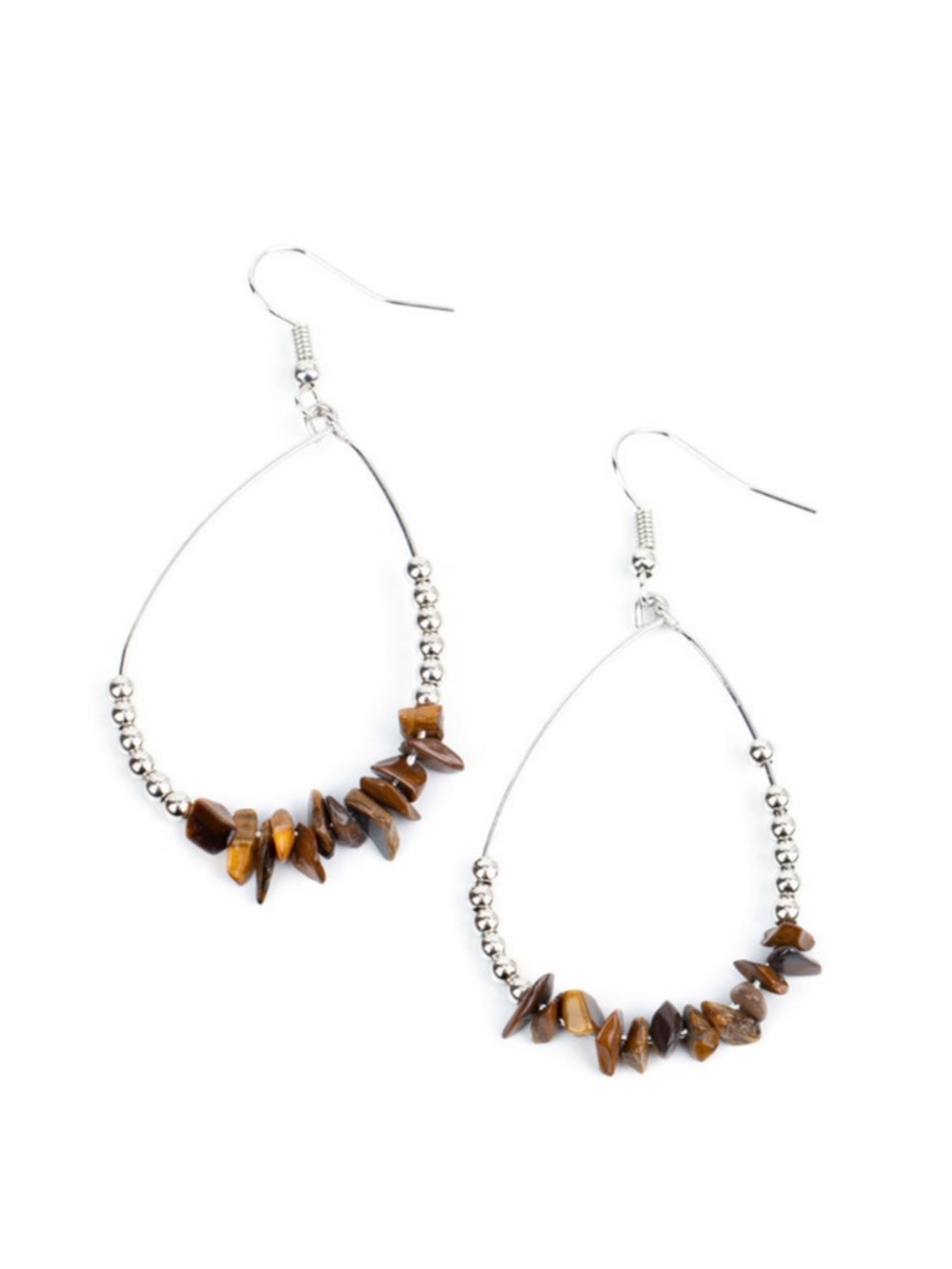 E-40 Come Out Of Your shale Brown earrings